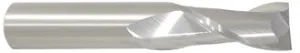 204-001070: 9/64 Dia, 9/16 LOC, 2 OAL, 2-Flt,  Carbide Square End Mill- Single End, 30 Deg. Helix, Uncoated, USA