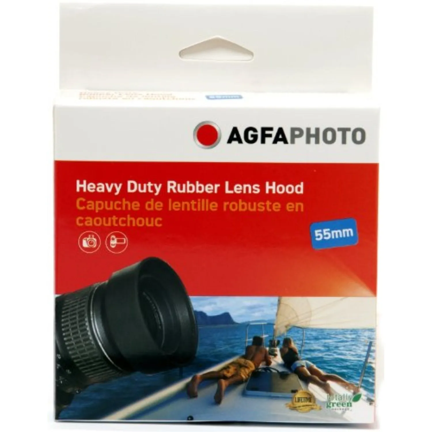 55mm Heavy Duty Rubber Lens Hood