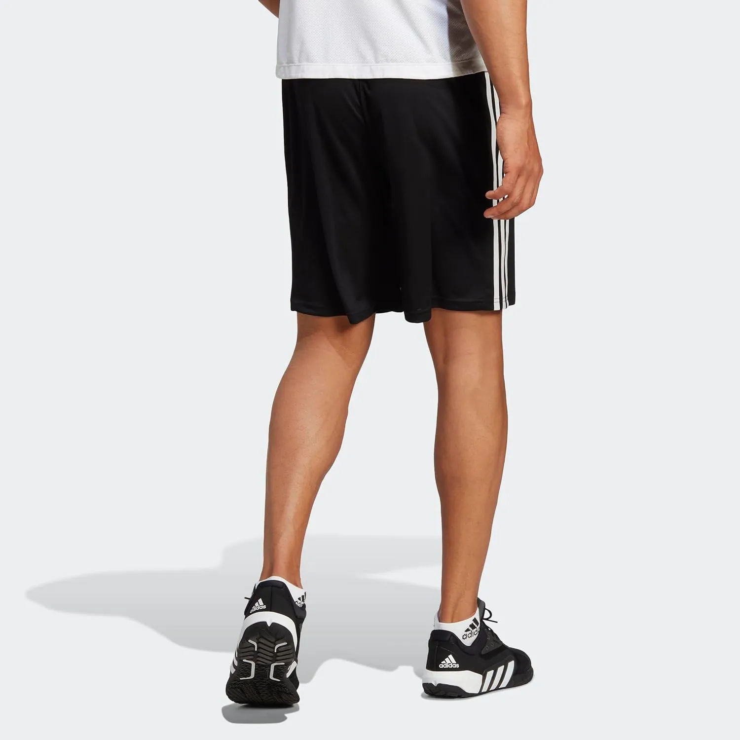 adidas Men's Essentials Pique 3-Stripes Training Shorts