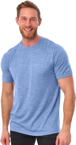 Merino.tech Merino Wool T-Shirt Mens - 100% Merino Wool Undershirt Lightweight Base Layer