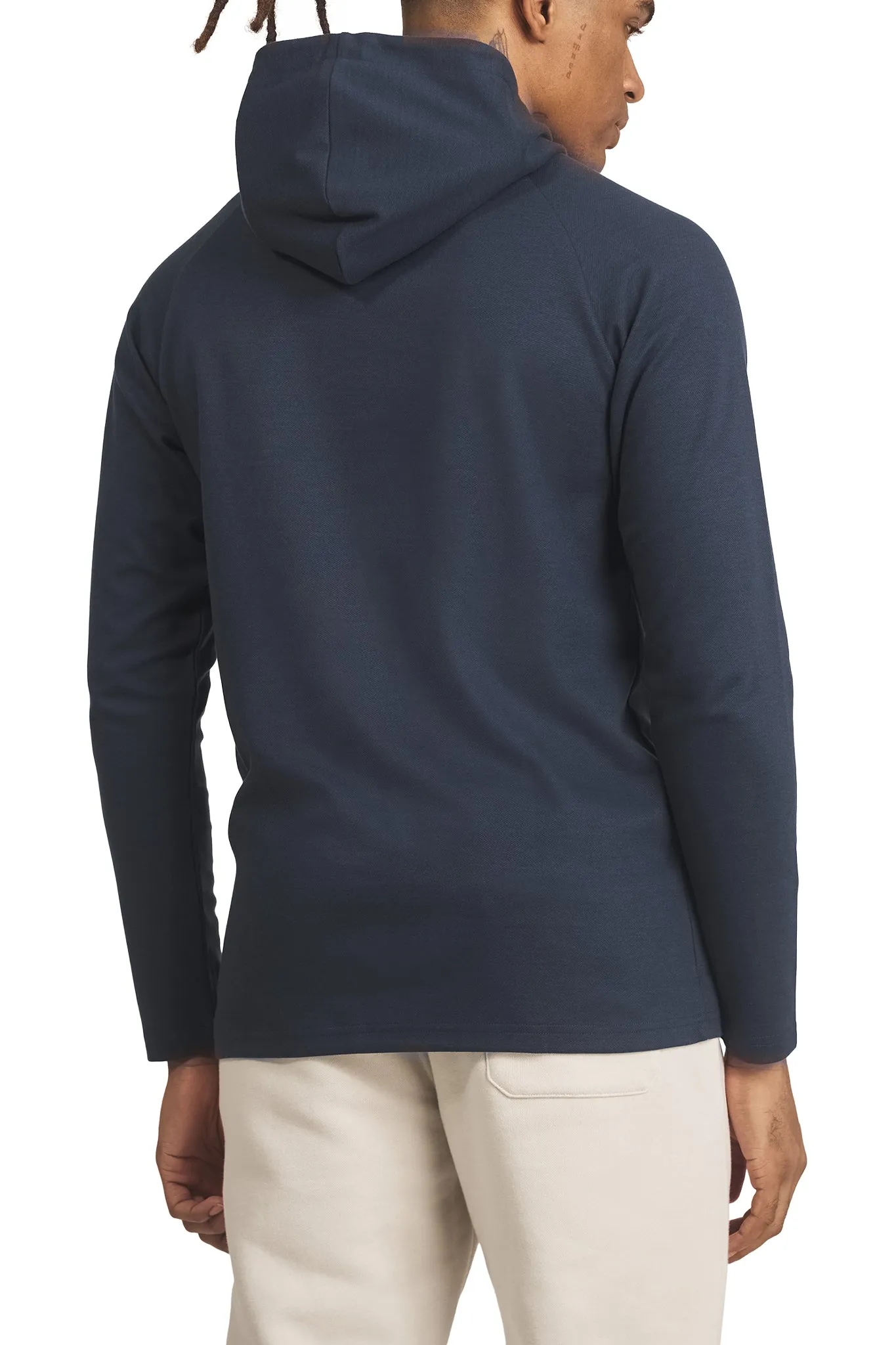 Midnight Navy Men's Premium LS Mid-Weight Hoodie