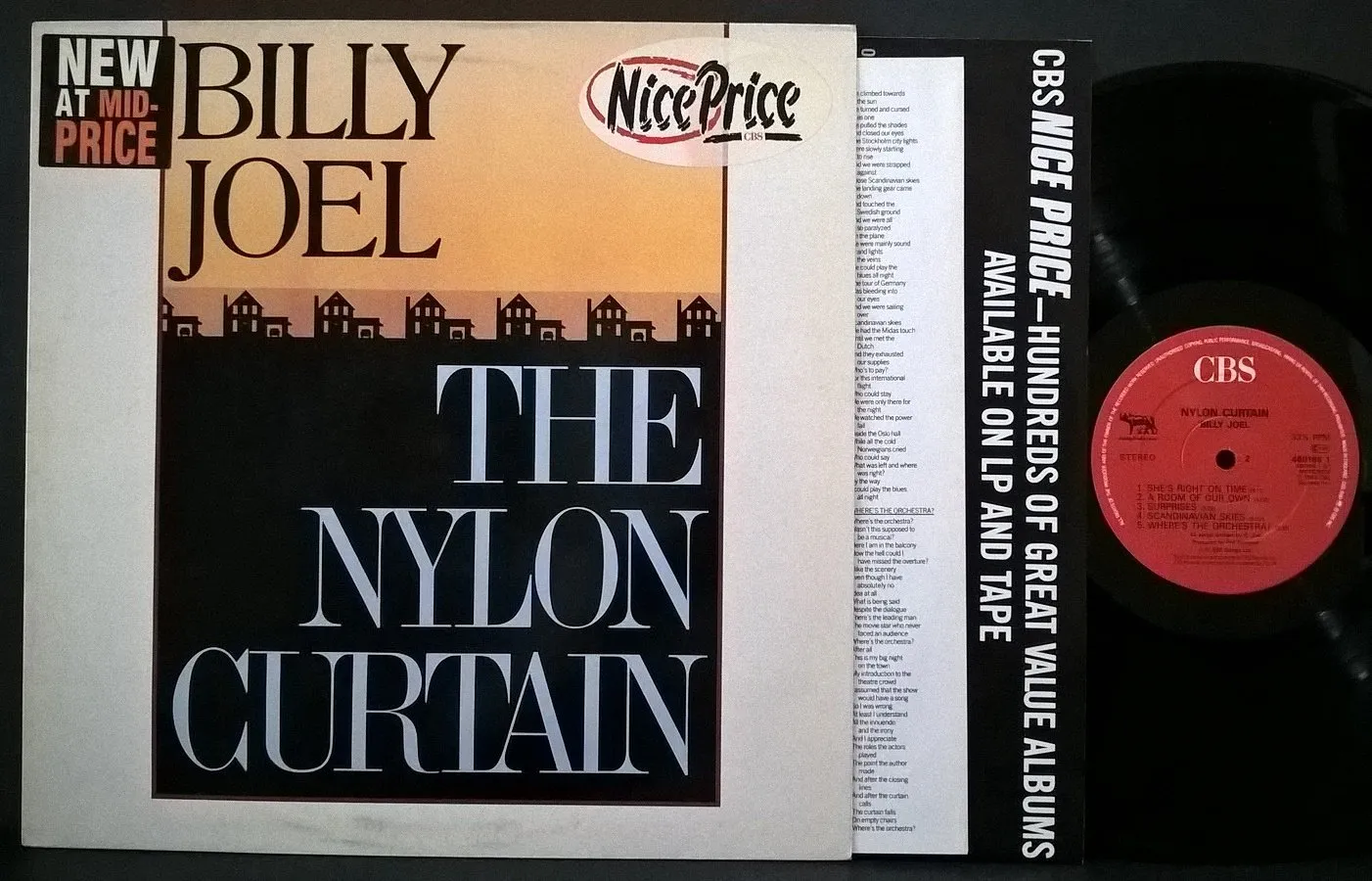 Nylon Curtain LP (Vinyl Album) UK Cbs 1982