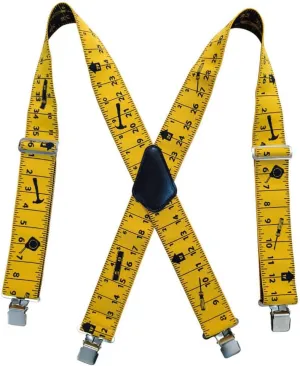Suspenders for Men Mens Suspenders - 2 Inch Work Suspenders for Men Heavy Duty Black Suspenders Men with Clips