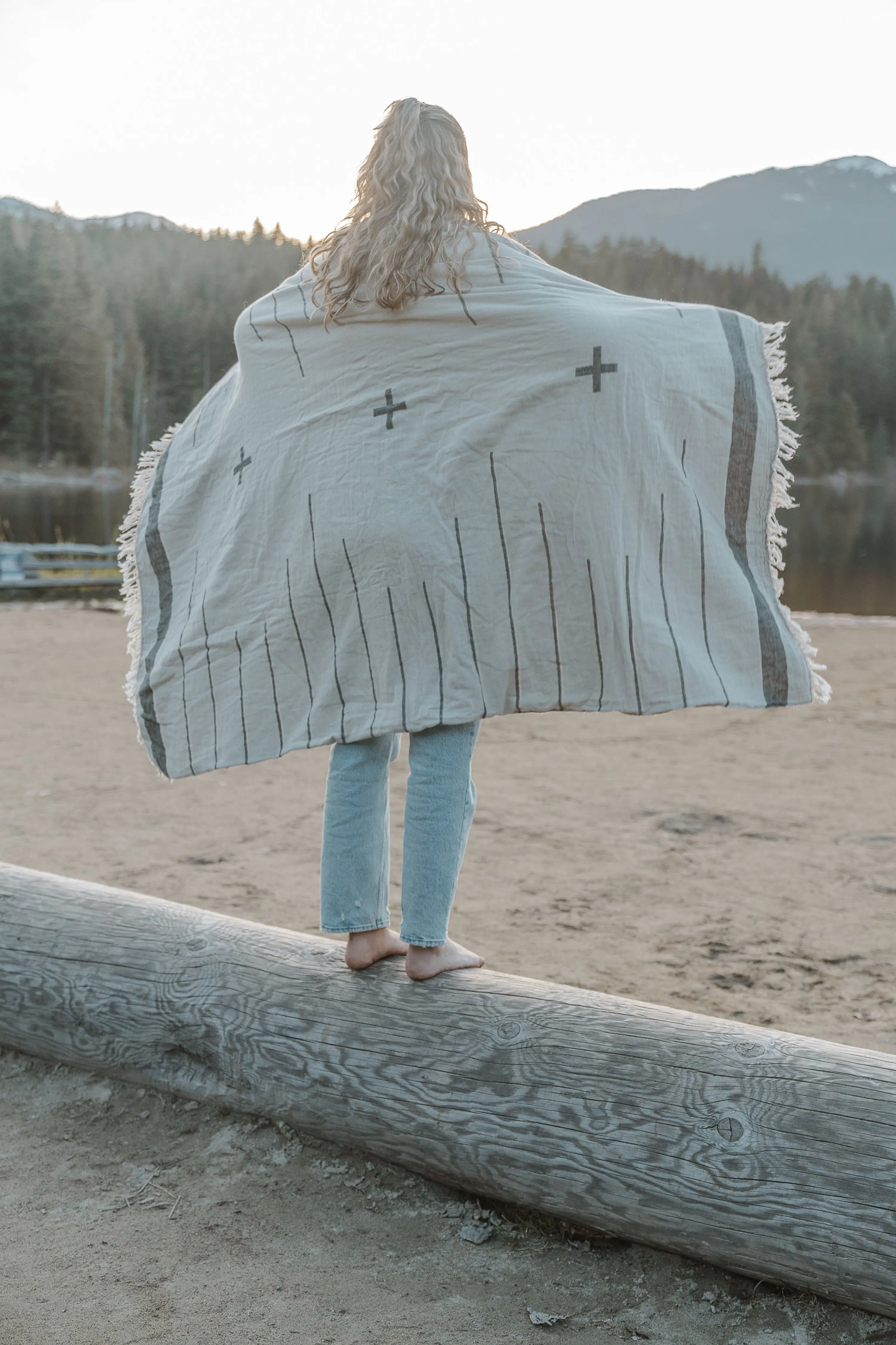THE ALPS  | Fleece Throw